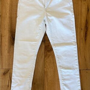Banana Republic White Ankle & Cropped Jeans